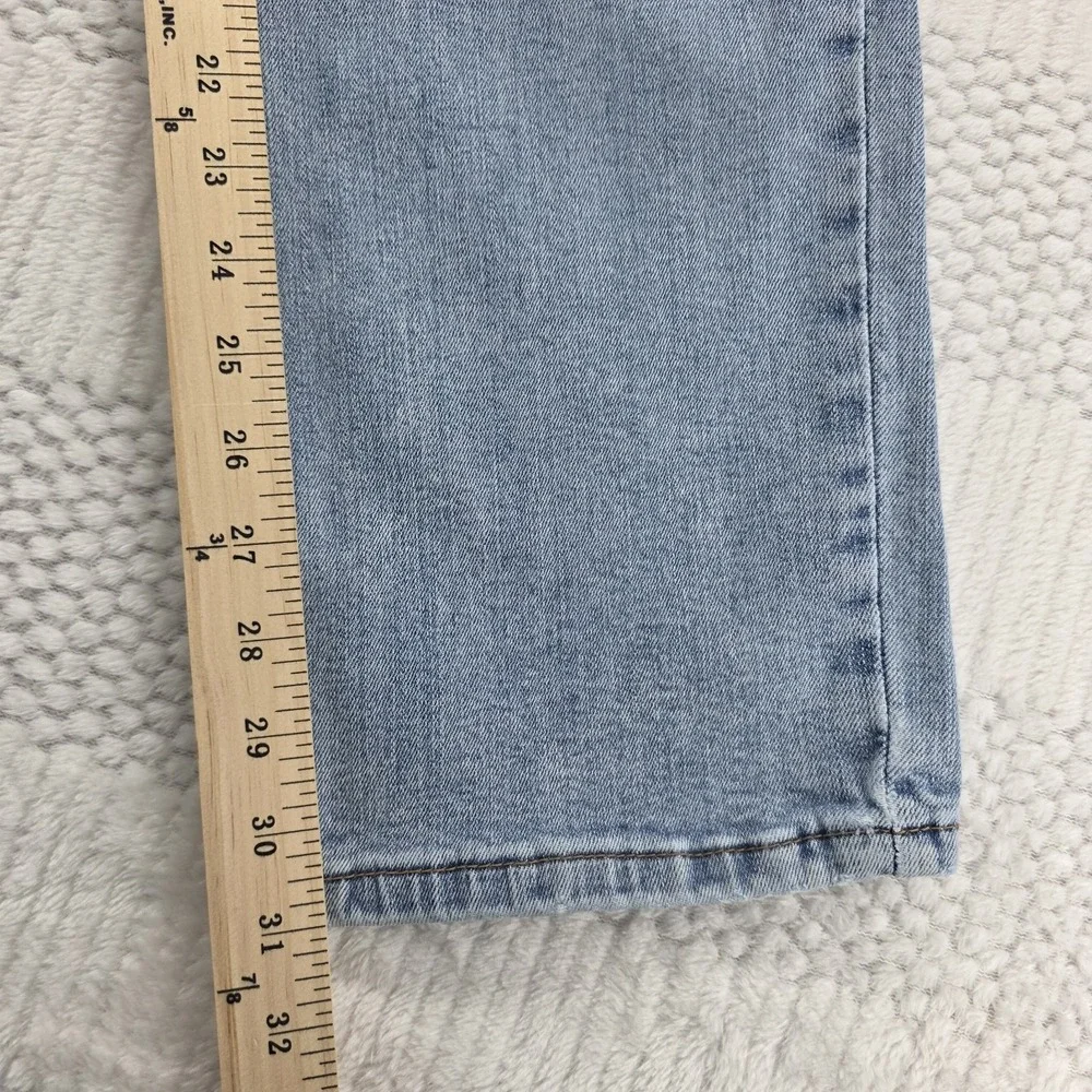 Levis 511 Slim Straight Jeans Mens 38x32 Blue Denim Mid Rise Stretch 04511-2305